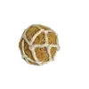 En Stock 6cm Suministros para Mascotas Hámster Conejo Gato Perro Loro Mordedor y Limpiador Dental Bola de Fibra de Coco Cuerda de Cáñamo Juguete para Conejo