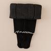 Leggings Grossos Forrados com Fleece para Meninas para Outono e Inverno, Leggings de Fleece Versátil de Bloco de Cor para Crianças para o Inverno