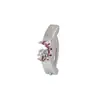 Botón de Ombligo de Zirconia Pavimentada Simple de Media Luna Transfronterizo Anillo de Ombligo de Acero Inoxidable Sin Perforación Clavo de Ombligo Piercing