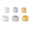 Plata Esterlina S925 Diamantes Seiko Cuentas de Transferencia Mantra de Seis Sílabas Cuentas Espaciadoras Cuentas de Plata Pulsera de Cuentas DIY Accesorios de Plata