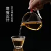 Jarra de Vidrio Transparente Grande para Té para Uso Doméstico, Hecha de Vidrio de Borosilicato Alto, Jarra para Compartir Té al por Mayor con Pico para Entretener Invitados