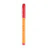 09402 Jin Wannian Pluma Bermellón Pluma Estilográfica Rellenable para Práctica de Caligrafía Estilo Pincel Punta Suave Principiante Letra Regular Grande
