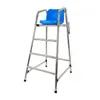 Silla de Rescate para Piscina Tipo Combinación Acero Inoxidable Engrosada Plataforma de Observación Salvavidas Silla de Vigilancia Asiento Banco para Socorrista