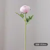 Flores de Peonía Artificiales Mini con Tallos Cortos, Capullos de Camelia, Ramo de Mano, Ramo de Peonías Artificiales