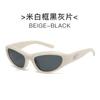 Lentes de sol Stars Y2K cyberpunk futurista 2023 nuevos lentes de sol chicas guapas lentes de sol gm pentagrama
