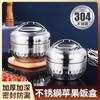 304 Diamante Antiderrames y Antiescaldaduras Nueva Lonchera Lonchera Térmica para Mujeres Manzana con Tapa Lonchera de Diamante Antiderrames