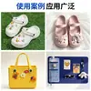 Venta al por mayor de zuecos con cierres de hebilla, dijes para zapatos de PVC transparente, hebillas cónicas en forma de T, zuecos de jardín, hebillas para zapatos, accesorios para manualidades y hebillas base
