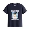 Europa y Estados Unidos verano caluroso color liso estampado de letras algodón manga corta camiseta ropa para niños ropa de media manga para niños ropa para clase padre-hijo ropa