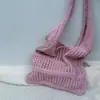 Nova Bolsa de Ombro Tecida de Grande Capacidade para o Verão Bolsa de Axila Bolsa Tote Bolsa de Praia para Mulheres Verão Lazer Férias na Costa