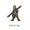 Black Myth Wukong Insignia Metálica de Colección Mono Negro Destino Ropa de Moda Accesorios Broche Decoraciones para Bolsos Geniales