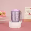 Taza Aislada Nueva Estilo Fresco con Recubrimiento de Titanio, Taza de Café Portátil de Alto Valor, Diseño Simple para Exteriores con Correa para Llevar, Taza de Bolsillo