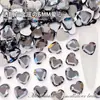 6*6mm Coração de Pêssego Coração Diamante Parte de Trás Plana Diamante de Formato Especial Joias para Nail Art Novos Acessórios para Unhas DIY Nail Art Diamante Atacado