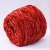 0.1kg Chenilla Terciopelo Dorado Lana Bufanda Tejida para Hombres y Mujeres DIY Hecho a Mano Tejer Suéter Gancho de Crochet Zapatillas Hilo Grueso