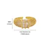 Anillo de Zirconia de Lujo Ligero de Alta Resistencia para Mujer, Diseño de Líneas Cruzadas con un Toque de Alta Gama, Completamente Incrustado con Diamantes, Anillo Geométrico, Joyería para Mujer