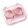 Estojo Simples de Lentes de Contato Coloridas Macaron, Portátil e Compacto Estilo Coreano Caixa de Armazenamento de Alta Qualidade para Lentes de Contato, Dropshipping