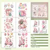 Decorações Coelho da Páscoa Flores para Carro Ovos Coloridos Adesivos Estáticos para Janela Porta Armário Pássaros Pequenos Borboletas Atmosfera