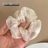 Nuevo anillo para el cabello de tela con diseño floral de Colonia, accesorios para el cabello para niñas, anillo para el cabello con cuerda, anillo para el cabello, pequeño y fresco tocado.