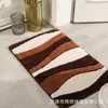 Tapete Listrado de Imitação de Caxemira Simples Transfronteiriço para Sala de Estar, Tapete Decorativo de Chão Fácil de Cuidar, Cobertor de Cama para Quarto, Tapete Macio para Entrada