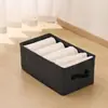 Caja de Almacenamiento de Ropa Rayada para Uso Doméstico, Organizador de Armario para Pantalones, Contenedor de Almacenamiento para Dormitorio, Cesta de Ropa de Gran Capacidad