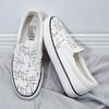 Tênis Casuais Old Beijing Estilo Coreano Irregulares Slip-on Preguiçosos Tênis Masculinos