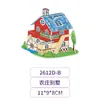 Quebra-Cabeça Estéreo 3D Brinquedo Educativo Montagem Cenário Casa Interativo Pai-Filho Feito à Mão DIY Montagem de Cena