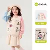 Suéter de Niña Dudu Otoño Cárdigan de Punto para Niños Abrigo para Bebé de Principios de Otoño Top Ropa para Niños Ropa para Niños