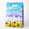 Empaque Festivo y Exquisito para Ramo de Cumpleaños, Bolsas de Regalo de Papel, Bolsas de Regalo Creativas con Pintura al Óleo, Bolsas de Tote Artísticas Nuevas