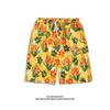 Sanya vacaciones de verano junto al mar pantalones cortos florales para hombre de cinco puntos casuales combinables pantalones cortos hawaianos sueltos para playa