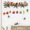 Linternas de Planta Navideña Pegatinas de Pared Pegatinas para Inodoro Pegatinas para Puerta de Baño Fondo Decoración Navideña para el Hogar Pinturas PVC Autoadhesivo