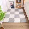 Alfombrillas de Suelo de Estilo Sencillo con Empalme para Uso Doméstico, Alfombrillas de Suelo de Área Grande para Salas de Estar y Dormitorios, Resistentes a las Manchas y Fáciles de Cuidar, Tapetes para Gateo de Bebés