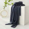 Bufanda para viaje de verano con protección solar, imitación de algodón y lino, chal para mujer, sentido de alta gama, playa, desierto, bufanda de seda, bufanda, bufanda, bufanda, venta al por mayor