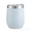 Comercio Exterior Taza de Acero Inoxidable al Vacío de 12 oz para Vino Tinto Cerveza Taza con Forma de Huevo Cáscara de Huevo Taza de Café con Aislamiento Frío