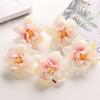 Cabeza de flor de loto artificial para dormir, peonía, flor falsa, bricolaje, tocado hanfu hecho a mano, ropa, decoración de boda, flor de seda