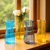 Vaso Estilo Europeu com Acabamento de Alto Padrão, Ornamento de Arranjo Floral, Vaso de Vidro de Alto Valor Estilo Ins para Flores e Plantas Hidropônicas
