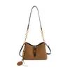 Bolso de axila mate de moda para mujer, modelo nuevo 2026 con cadena texturizada, versátil para ir al trabajo, bolso cruzado, bolso casual