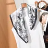 Pañuelos de Seda Refrescantes de Primavera y Verano, Pañuelos Finos y Versátiles para el Cuello, Pañuelos Suaves para Combinar con Vestidos y Camisas