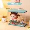 Rack de Exibição para Armazenamento de Caixas Surpresa Caixa de Armazenamento Feita à Mão Acrílico Bubble Mart Gabinete de Exibição Lego Rack de Armazenamento de Mesa