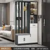Gabinete de Entrada de Lujo Ligero Gabinete para Zapatos Integrado Multifuncional Moderno Minimalista Pantalla para Sala de Estar Gabinete Divisor de Entrada Gabinete de Vino Gabinete de Almacenamiento