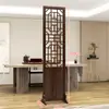 Nuevo biombo de estilo chino para sala de estar, plegable y móvil, de madera maciza, estilo chino, para entrada, dormitorio, divisor de barrera hueco