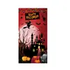 Tapiz de Fondo de Halloween Transfronterizo Hecho a Medida para Decoración de Ambiente de Fiesta de Festival al Aire Libre Banner de Tela Colgante 3X5