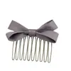 Pente Elegante de Fita Estilo Coreano com Laço 3D, Novo Garfo de Pente Versátil para Inserir, Ferramenta de Penteado para Gerenciar Fios Soltos, Presilha de Cabelo