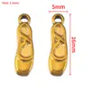 Colgante de Acero Inoxidable Chapado Eléctricamente en Oro de 18K Corazón Casa de Bolsillo Elemento Marino Material para Pulsera Collar Pendientes DIY