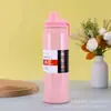 Nueva Botella de Agua Deportiva Térmica de Gran Capacidad para Beber Directamente, Estilo Transfronterizo de Moda, Hecha de Acero Inoxidable 304 para Uso en Casa y al Aire Libre