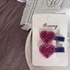 Nueva Pinza para el Cabello de Encaje Azul Denim para Niños Pinza Lateral Pinza para el Flequillo