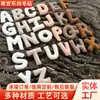 Letras de Fieltro para Preescolar y Jardín de Infancia, Letras de Fieltro Rellenas de Algodón, Decoraciones Festivas Transfronterizas, Letras Tridimensionales de Fieltro Rellenas de Algodón