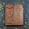 Madera de Azufaifo Golpeada por Rayo Natural, Token de la Orden de los Cinco Truenos del Emperador Zhenwu, Producto de Madera Golpeada por Rayo Tallado a Mano, Adorno de Token