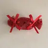 Nuevos Accesorios de Caramelo de Lazo Rellenos de Algodón Rojo DIY Accesorios para el Cabello Tela Tridimensional Accesorios para Ropa, Zapatos y Calcetines