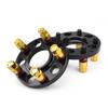 Buje de coche 5*120, brida 6061-T6, aumento y ensanchamiento de rueda, perno antirrobo de 2*15 mm/M12*1,5