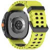 Adequado para Samsung Galaxy Watch8/Classic/Ultra2 Estilo Marinho Pulseira de Silicone de Dupla Fileira