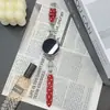 Correa de RelojAdecuada para Huawei GT6, con diseño de cruz de diamantes brillantes, patrón de estrellas, superficie brillante, pulsera de muñeca de alta gama para mujer